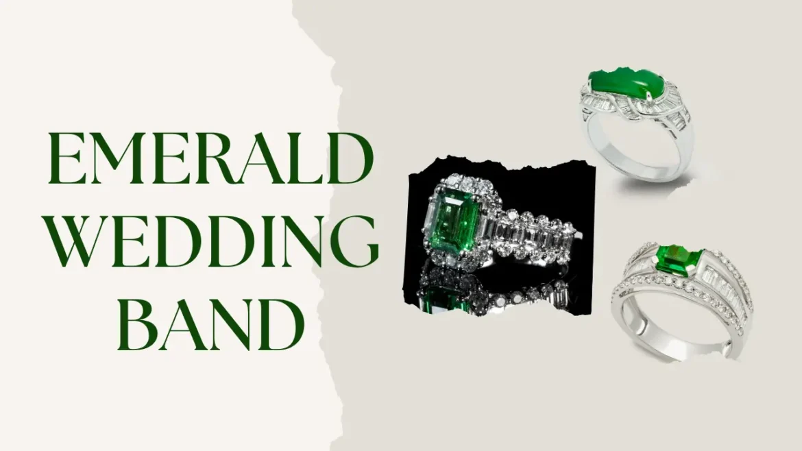 Emerald Wedding Band