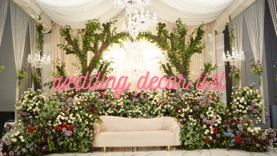 wedding decor list